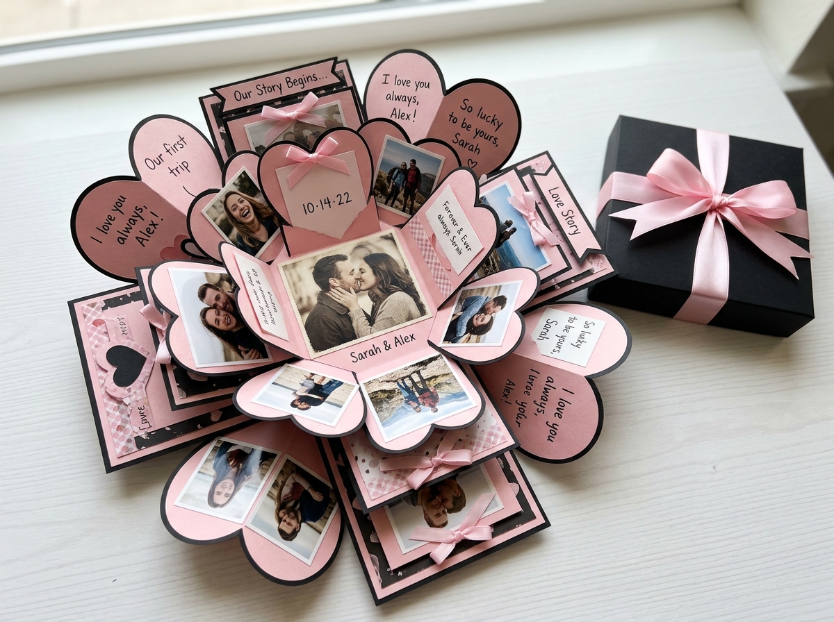 Handcrafted Explosion Memory Gift Box
