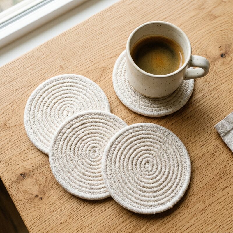 Circular Coasters (Set of 4)