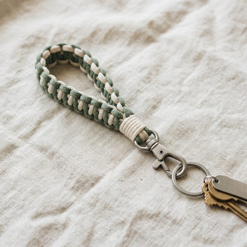 Braided Keychain